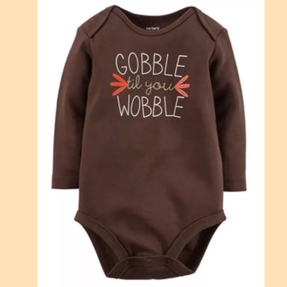 Gobble Til You Gobble BodySuit Onesie